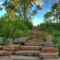 Rock Steps in Madison, Wisconsin