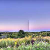 Scenic Dusk Landscape in Madison, Wisconsin