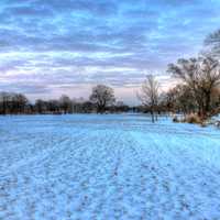 Snowfield in Madison, Wisconsin