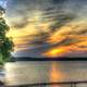 Sunset at Mendota in Madison, Wisconsin