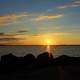 Sunset on the Horizon in Madison, Wisconsin