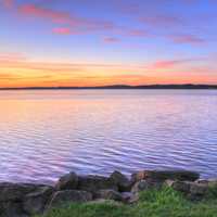 Lakeshore at Dawn in Madison, Wisconsin