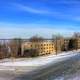 Winter Landscape view in Madison, Wisconsin