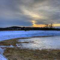 Icy Curve in Madison, Wisconsin