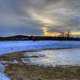 Icy Curve in Madison, Wisconsin