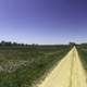 Panorama with the Military Ridge State Trail landscape in Wisconsin