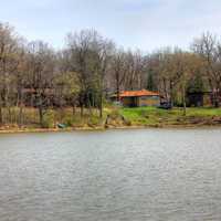 House across the Pond on the Military Ridge State Trail