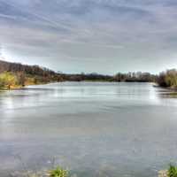 Long View of Pond on the Military Ridge State Trail