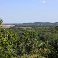 Bluff views at Mill Bluff State Park, Wisconsin