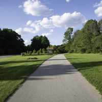 Oakleaf trail in Milwaukee, Wisconsin