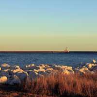 Lake Michigan View at Milwaukee, Wisconsin