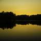 Orange Skies at dusk landscape at Mirror Lake State Park