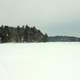 Frozen Lake at Mirror Lake State Park, Wisconsin