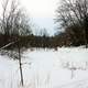 Snowy landscape at Mirror Lake State Park, Wisconsin