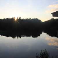 Sunset at Mirror Lake State Park, Wisconsin