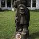 Wooden Lawn Troll in Mount Horeb