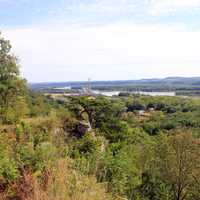 Cliff and River Valley View at Nelson Dewey State Park, Wisconsin