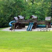 Playground at New Glarius Woods, Wisconsin