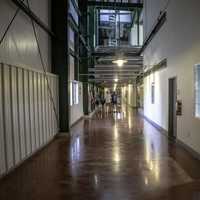 Lighted Halls of New Glarus Brewery, Wisconsin