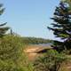 Landscape and inlet at Newport State Park, Wisconsin