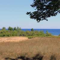 Landscape and lake at Newport State Park, Wisconsin