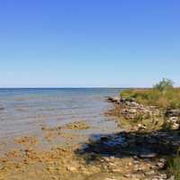 Shoreline and lake at Newport State Park, Wisconsin