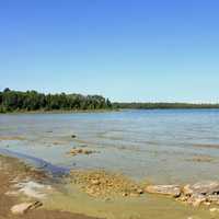 Shoreline, other side at Newport State Park, Wisconsin