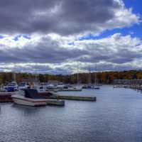 Harbor from the Lake at Egg Harbor, Wisconsin