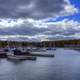 Harbor from the Lake at Egg Harbor, Wisconsin