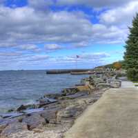 Shoreline Near Peninsula State Park, Wisconsin