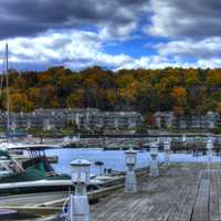 Sister Bay Marina at Sister Bay, Wisconsin