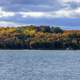 Treeline in the fall at Egg Harbor, Wisconsin