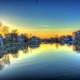 Dusk in the Harbor at Algoma, Wisconsin