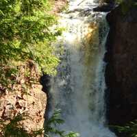 Brownstone Falls at Copper Falls State Park, Wisconsin