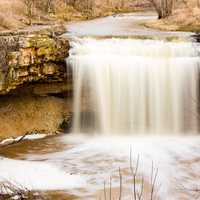 Fonferek Falls Waterfall in Fonferek's Glen County Park, Wisconsin Free Stock photo