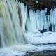 Frozen Falls Landscape at Wequiock Falls, Wisconsin Free Stock Photo