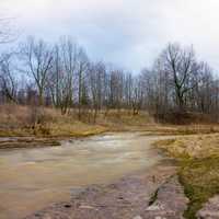 Landscape of Muddy Pathway at Fonferek Glen, Wisconsin Free Stock Photo