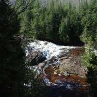 Potato Falls Lower half at Potato Falls, Wisconsin