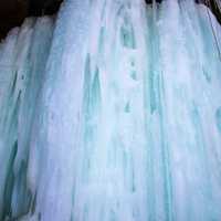 Giant Ice Column at Wequiock Falls, Wisconsin Free Stock Photo