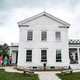 Front and Porch of Old World Wisconsin house