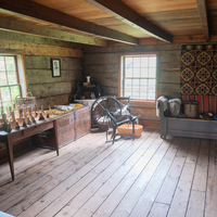 Spinning Wheel and living room