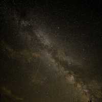Milky Way stretched out across the sky at Meadow Valley