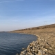 Shoreline Landscape and scenery at Lake Columbia