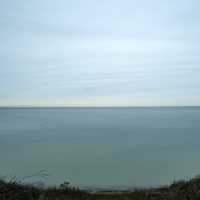 Viewing the Lake Michigan Horizon in the Morning