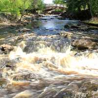 Rushing River at Pattison State Park, Wisconsin