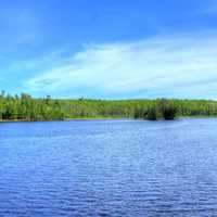 Across the Lake at Pattison State Park, Wisconsin