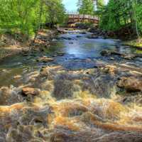 Another view at the river at Pattison State Park, Wisconsin