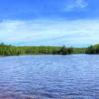 Lake and Sky at Pattison State Park, Wisconsin