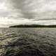 Heavy Clouds over the Bay of Lake Michigan at Peninsula State Park, Wisconsin