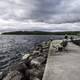 People sitting on the Pier at Peninsula State Park, Wisconsin